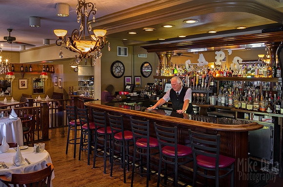 Charles at the bar