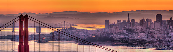 San Fran Sunrise Pano