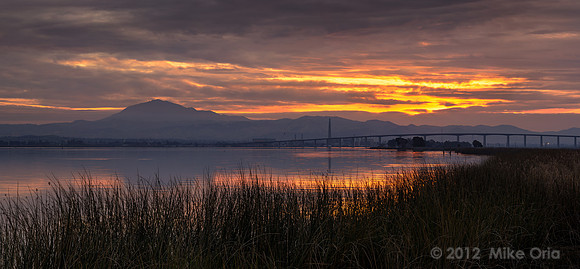 Sherman Island Sunset (pano)