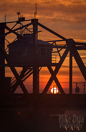 Sunrise At Old River Bridge