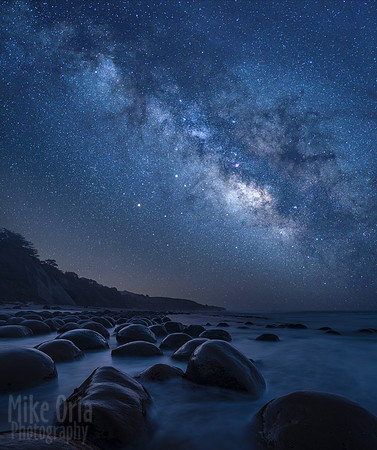 Milky Way from Bowling Ball Beach